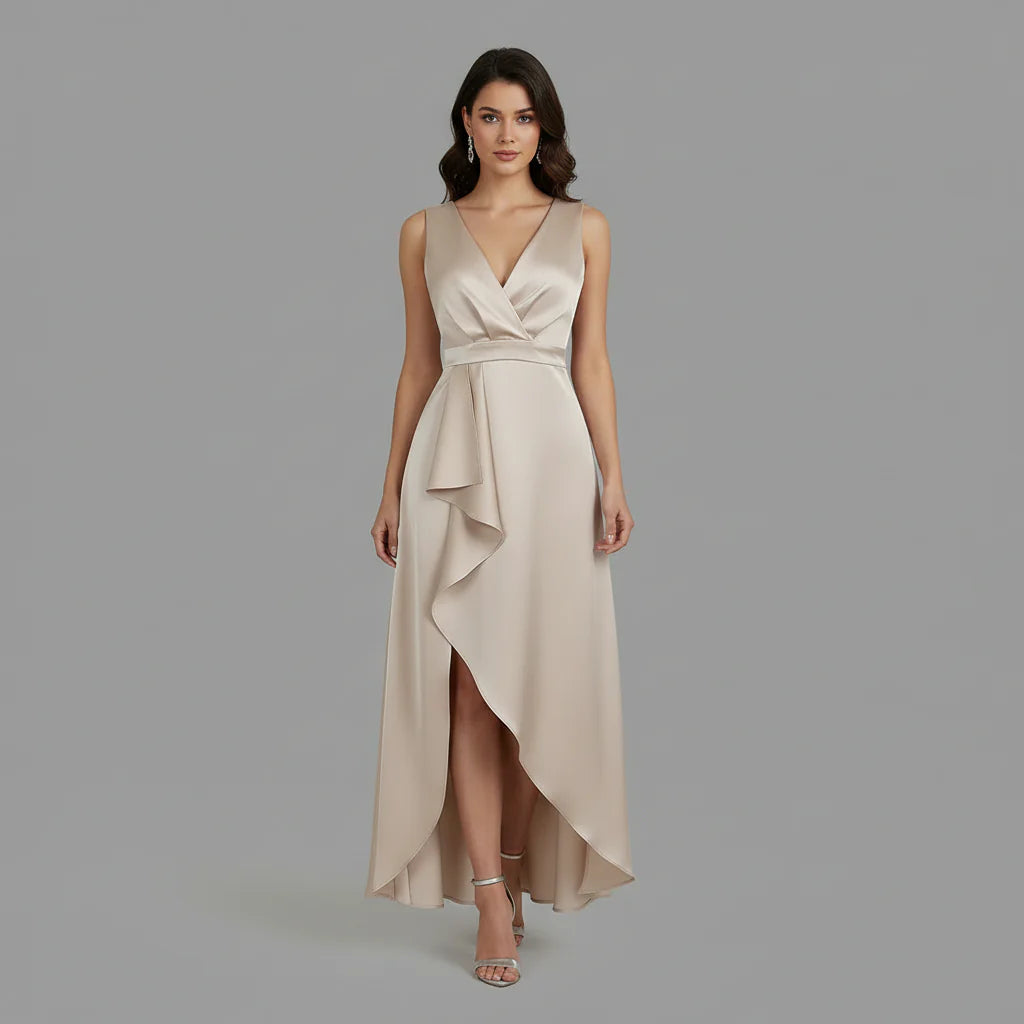 Solmira | Abito maxi con scollo a V da donna