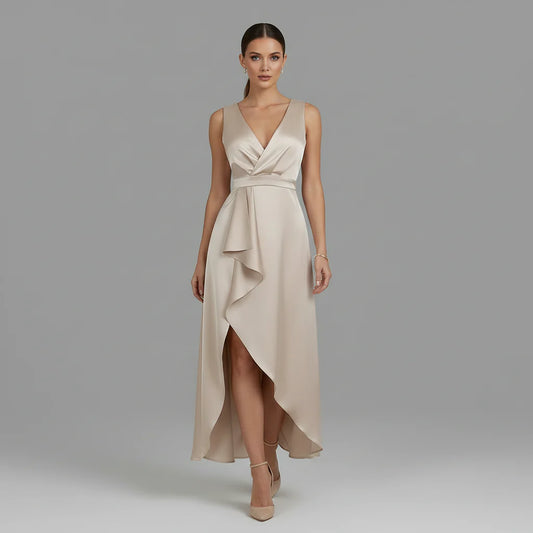 Solmira | Abito maxi con scollo a V da donna