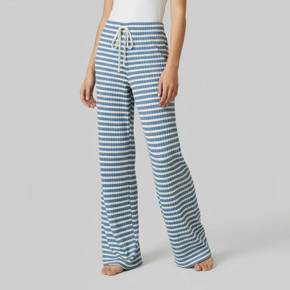 Avelia | Pantaloni a righe con lacci da donna