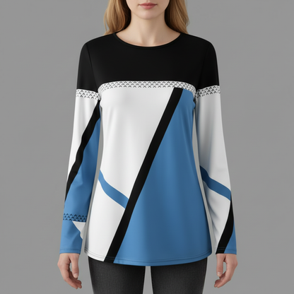 Alveria - Maglione grafico in maglia morbida da donna Mulu Moon