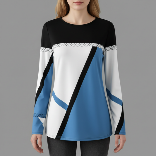 Alveria - Maglione grafico in maglia morbida da donna Mulu Moon