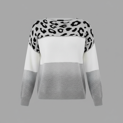 Sienna - Maglione da donna con motivo pantera Mulu Moon