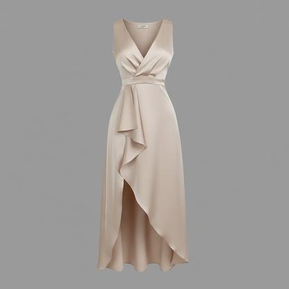 Solmira - Abito maxi con scollo a V da donna Mulu Moon