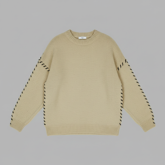Lioria - Maglione in maglia morbida da donna Mulu Moon