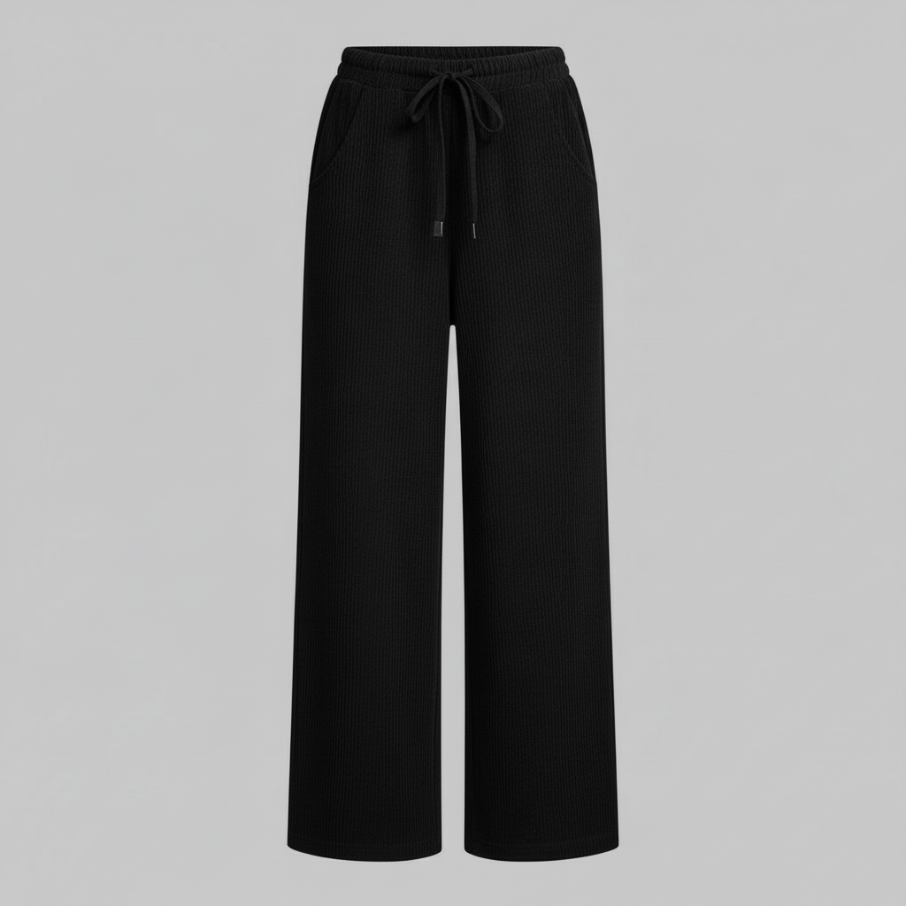 Vellara - Pantaloni palazzo in velluto a coste da donna Mulu Moon