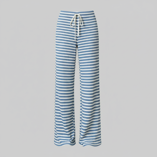 Avelia - Pantaloni a righe con lacci da donna Mulu Moon