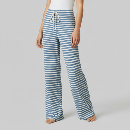 Avelia - Pantaloni a righe con lacci da donna Mulu Moon